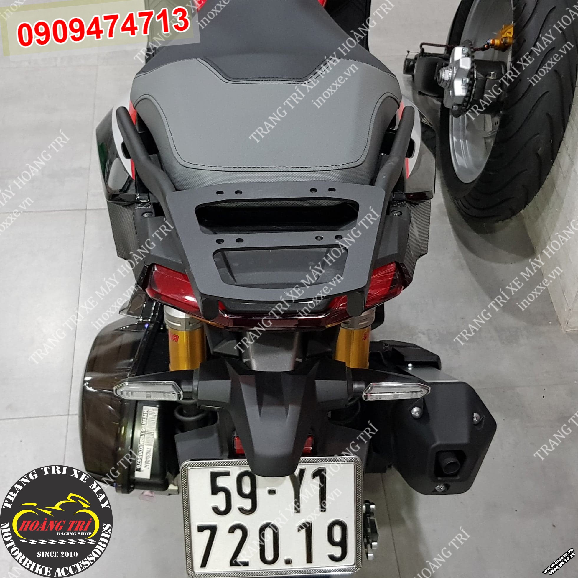 Baga sau nối dài độ cho xe ADV 150 - SRV